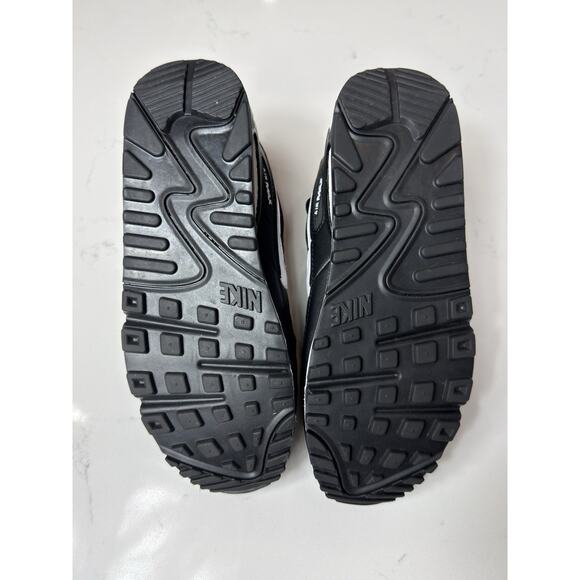 Nike Air Max 90 Shoes Women's Size 8 Black White Running Sneakers DH8010-002 - Picture 4 of 7